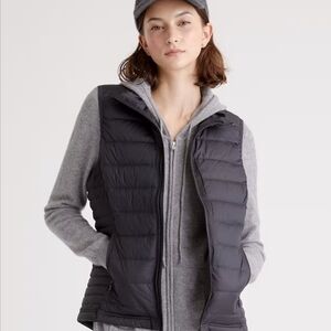 Quince Goose Down Black Puffer Vest